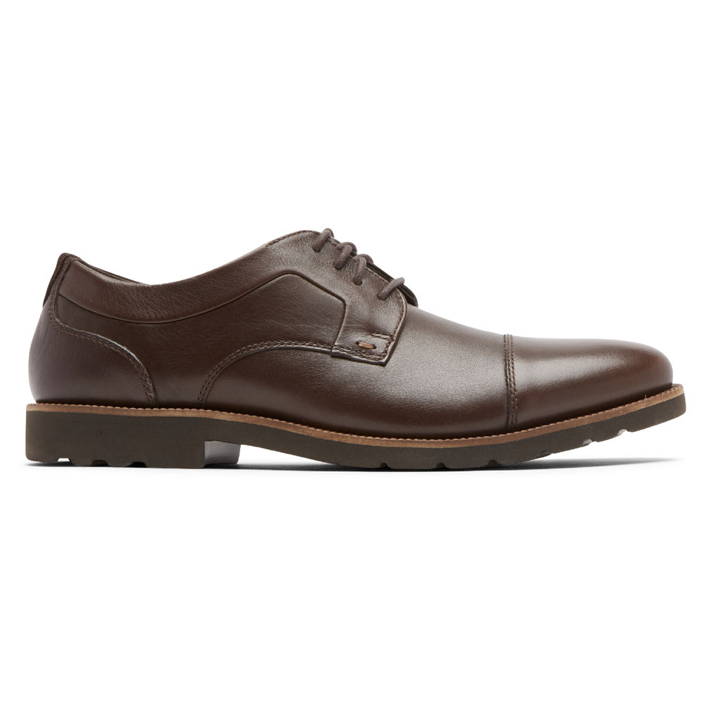 Rockport Oxfords Herr Mörkbruna - Sharp & Ready 2 Cap Toe - LADQJ6847